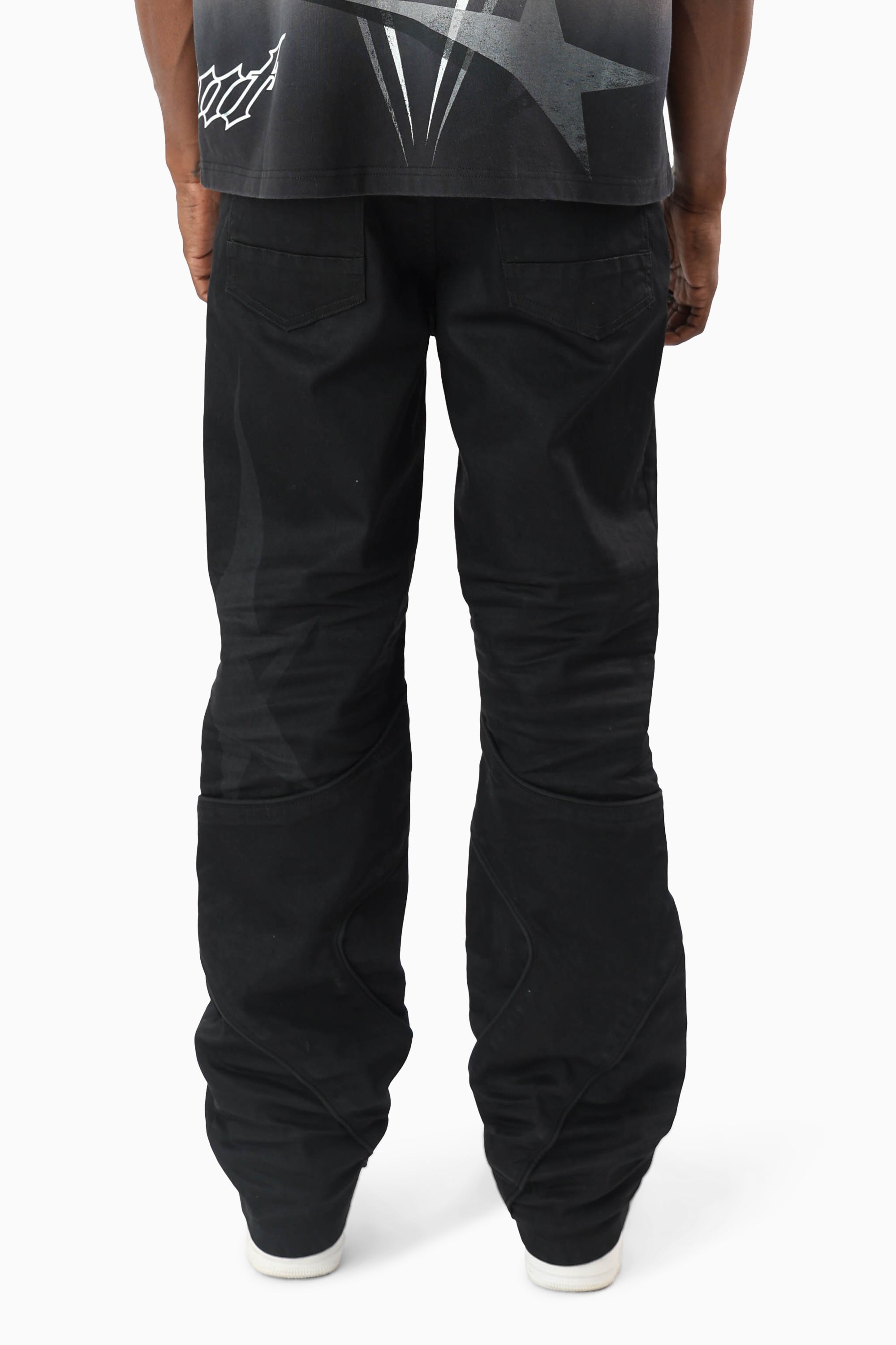 Movement Paneled Jeans - Jet Black