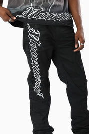 Movement Paneled Jeans - Jet Black