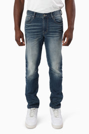 Essential Dry Effect Washed Jeans - Elysian Blue