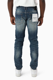 Essential Dry Effect Washed Jeans - Elysian Blue