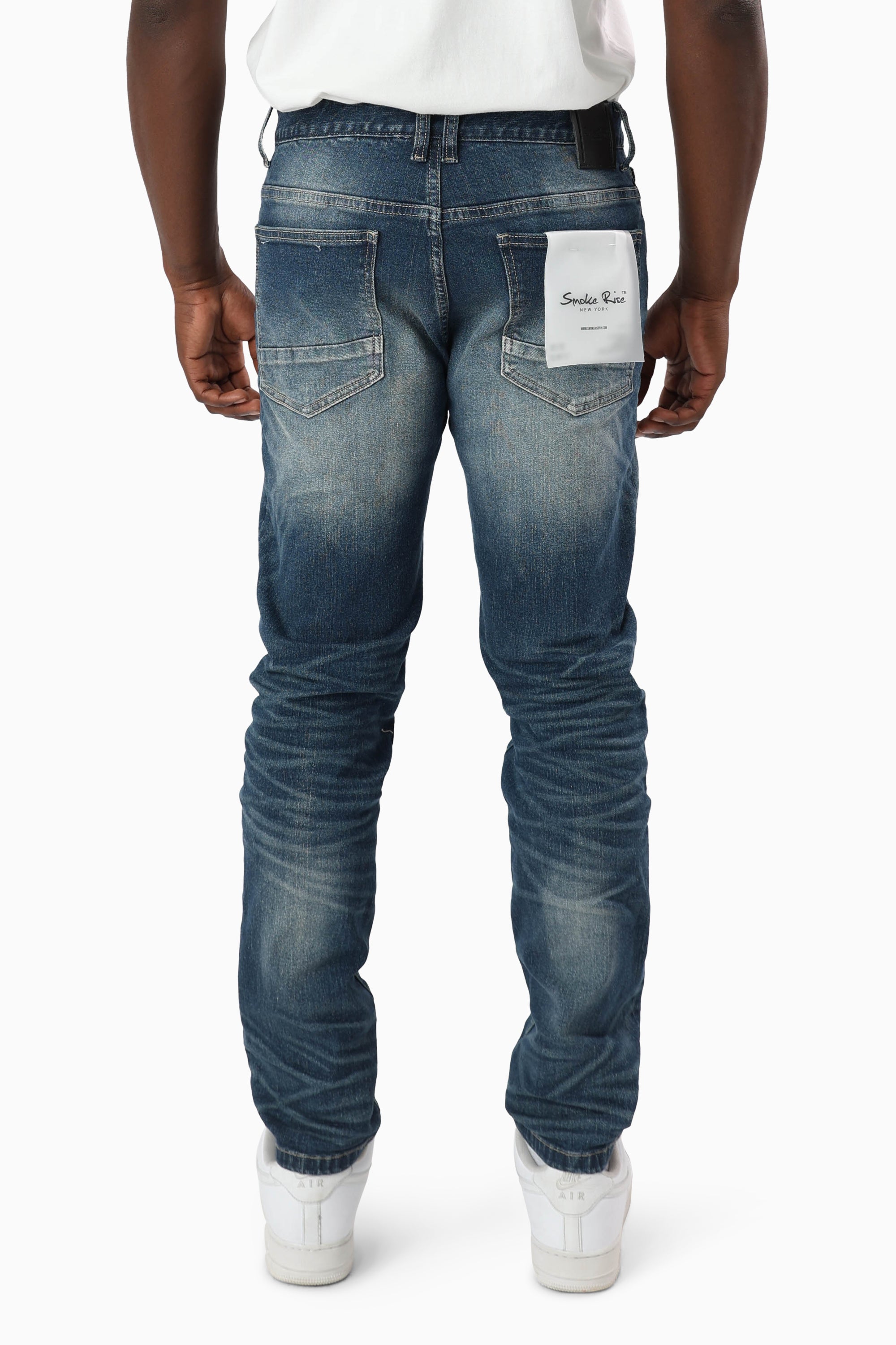 Essential Dry Effect Washed Jeans - Elysian Blue