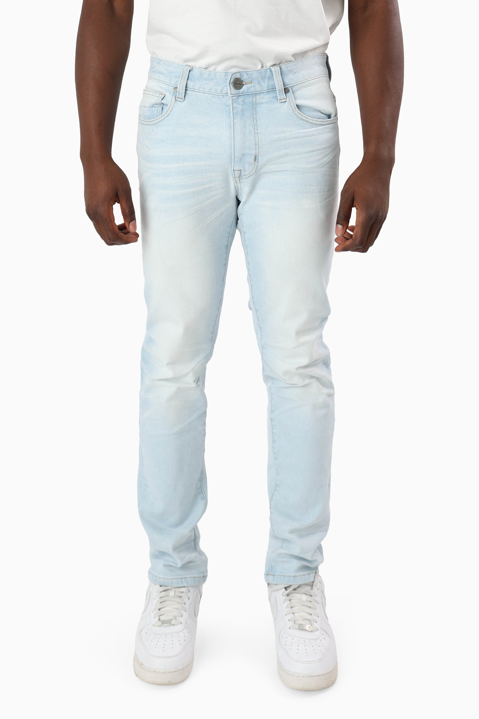 Essential Dry Effect Washed Jeans - Garrett Blue