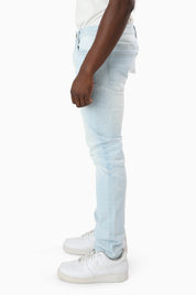 Essential Dry Effect Washed Jeans - Garrett Blue