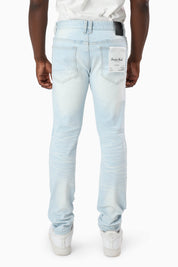 Essential Dry Effect Washed Jeans - Garrett Blue