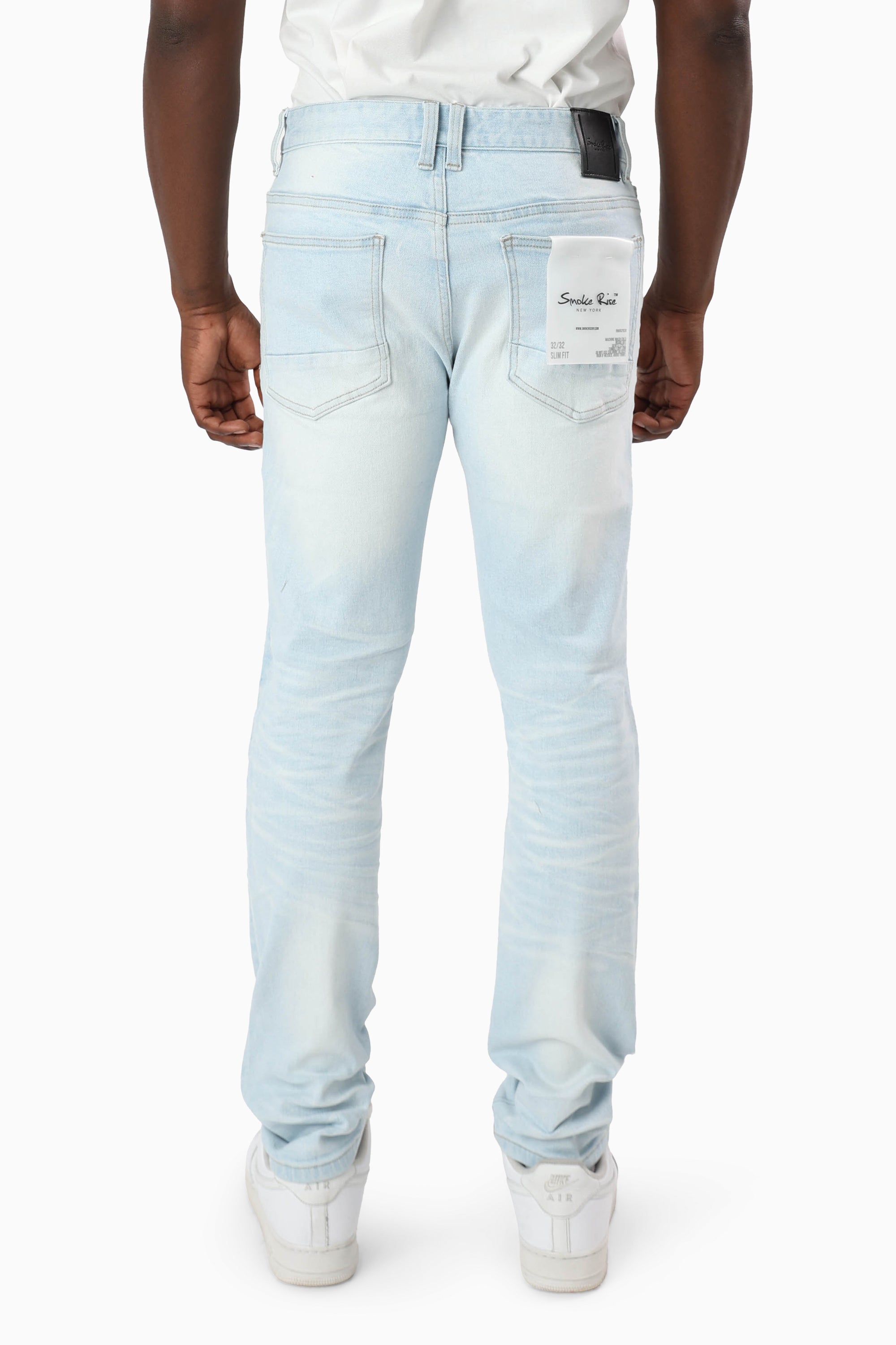 Essential Dry Effect Washed Jeans - Garrett Blue