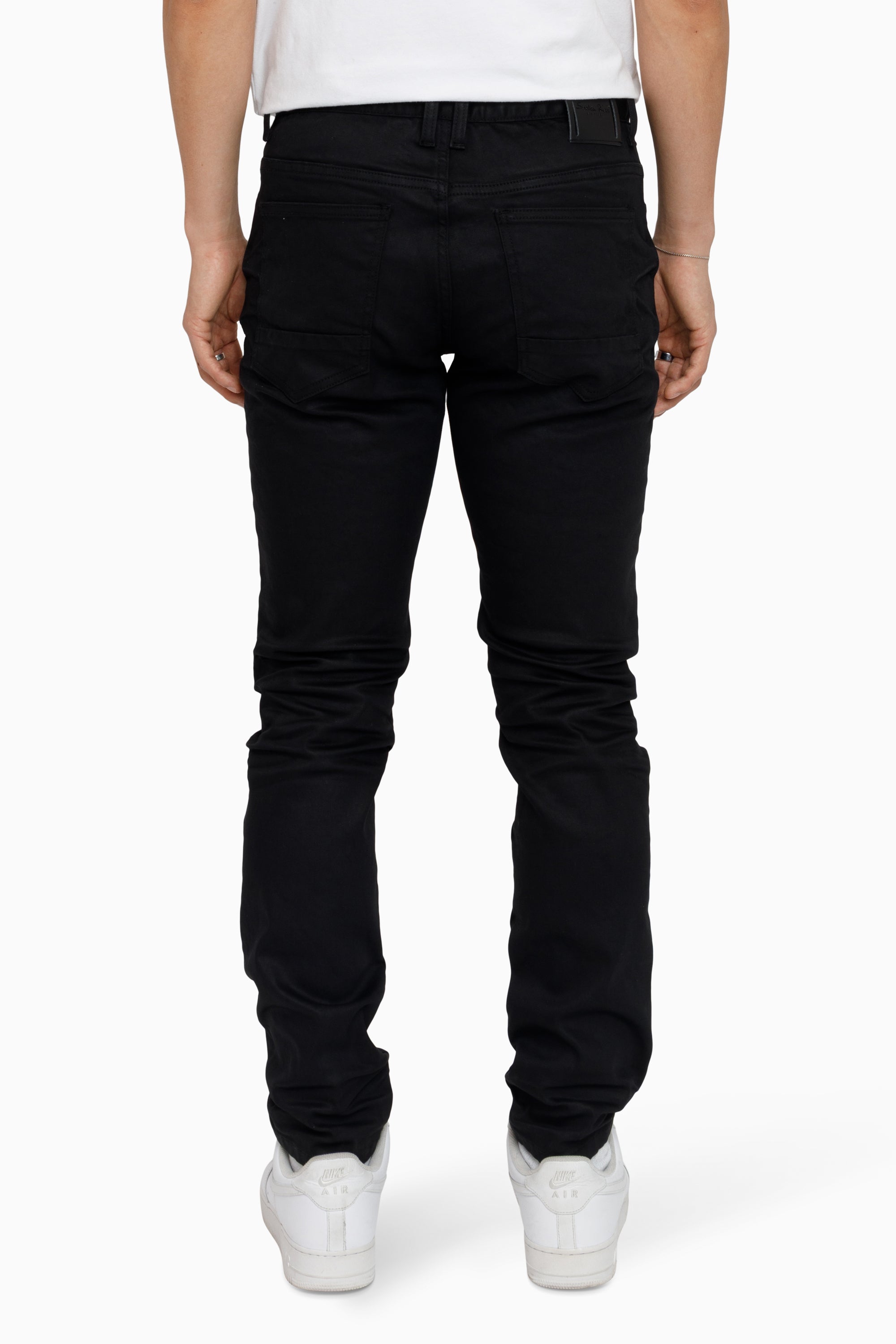 Essential Dry Effect Washed Jeans - Jet Black