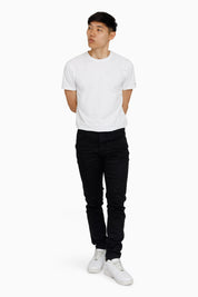 Essential Dry Effect Washed Jeans - Jet Black