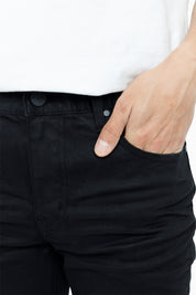 Essential Dry Effect Washed Jeans - Jet Black