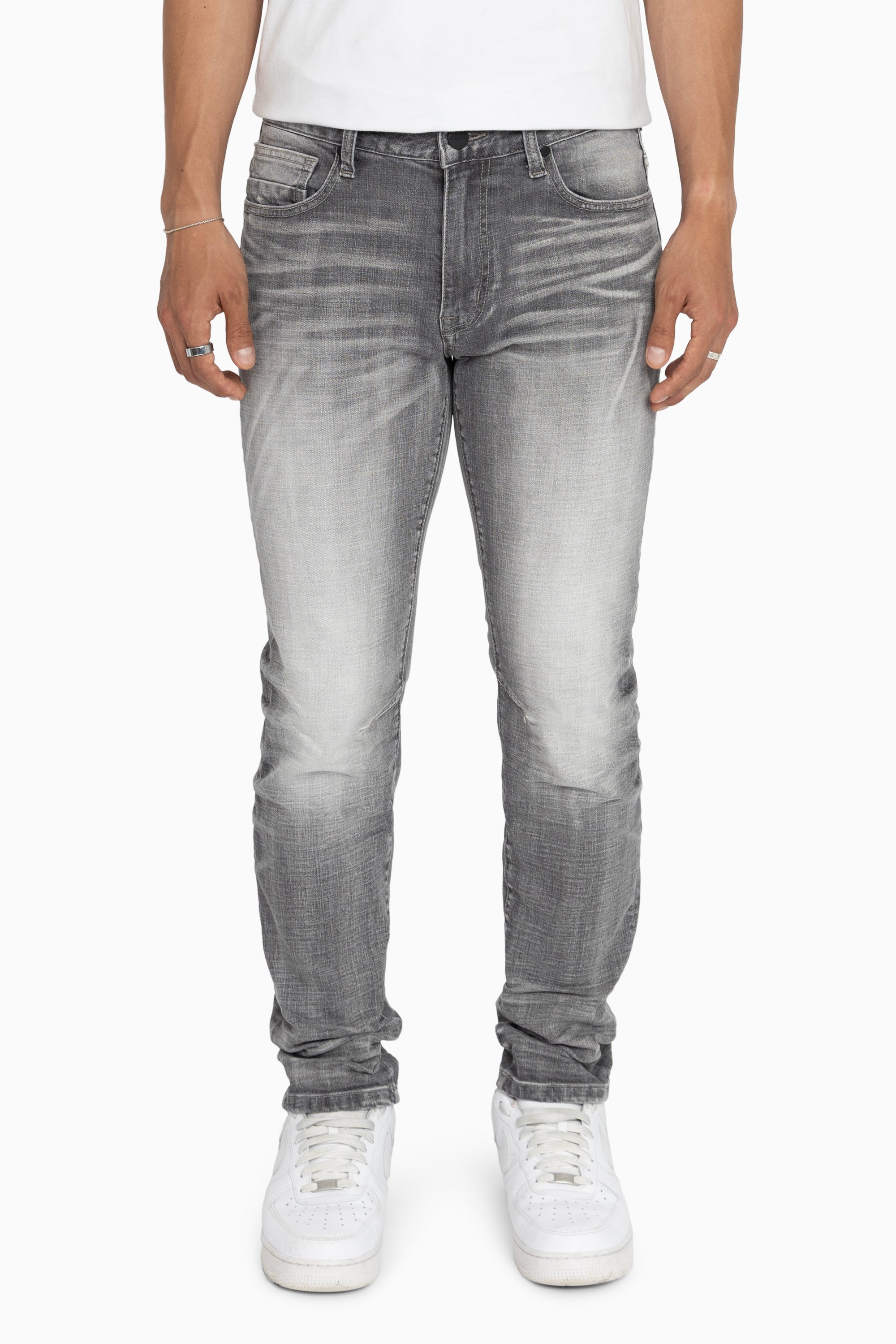 Essential Dry Effect Washed Jeans - Norwood Grey