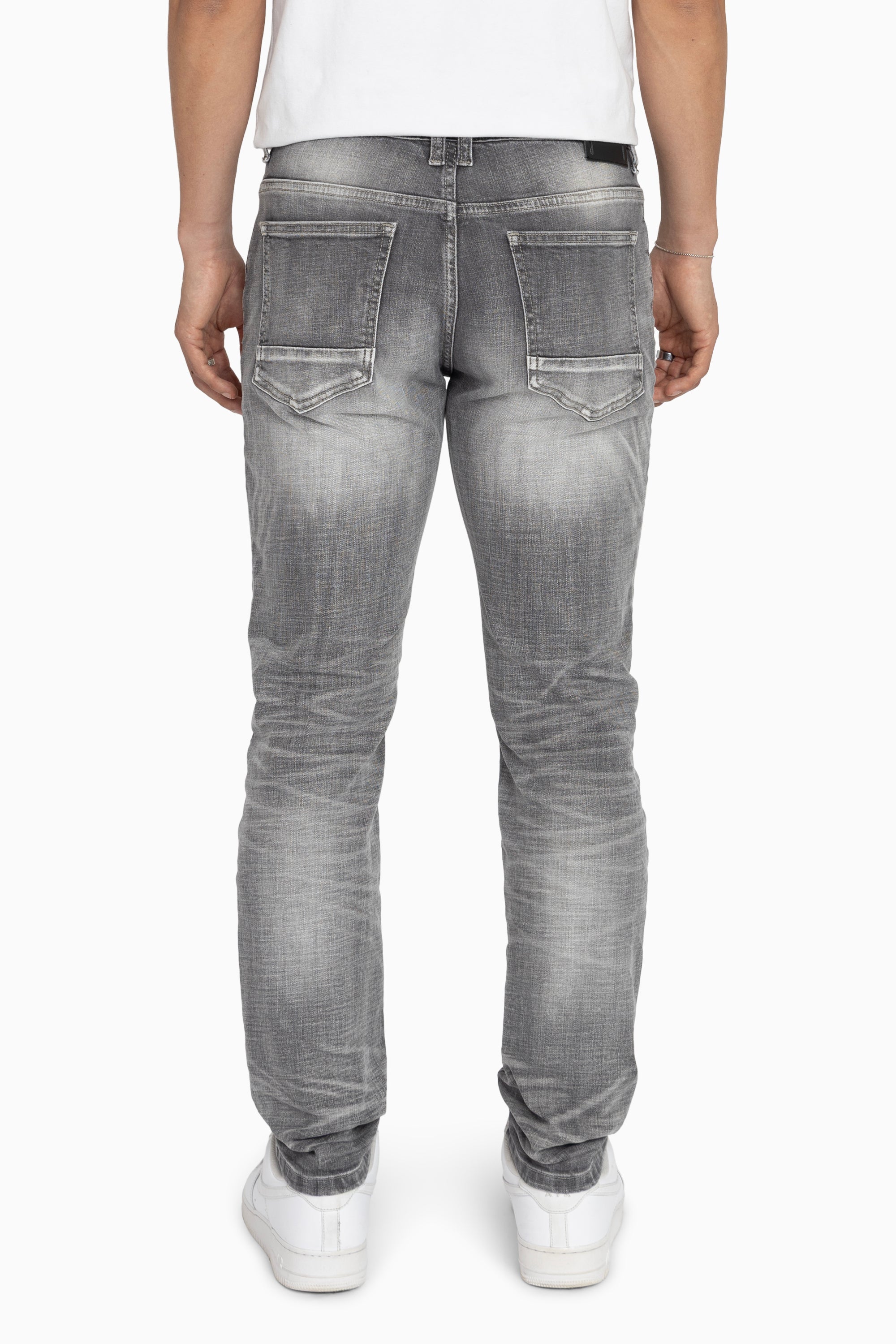 Essential Dry Effect Washed Jeans - Norwood Grey