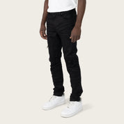 Slim Authentic Washed Jeans - Jet Black