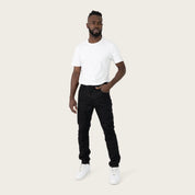 Slim Authentic Washed Jeans - Jet Black