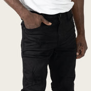 Slim Authentic Washed Jeans - Jet Black