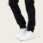Slim Authentic Washed Jeans - Jet Black