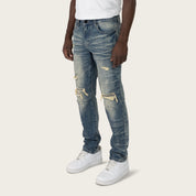 Slim Authentic Washed Jeans - Rhodin Blue
