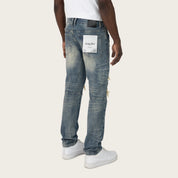 Slim Authentic Washed Jeans - Rhodin Blue