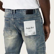 Slim Authentic Washed Jeans - Rhodin Blue