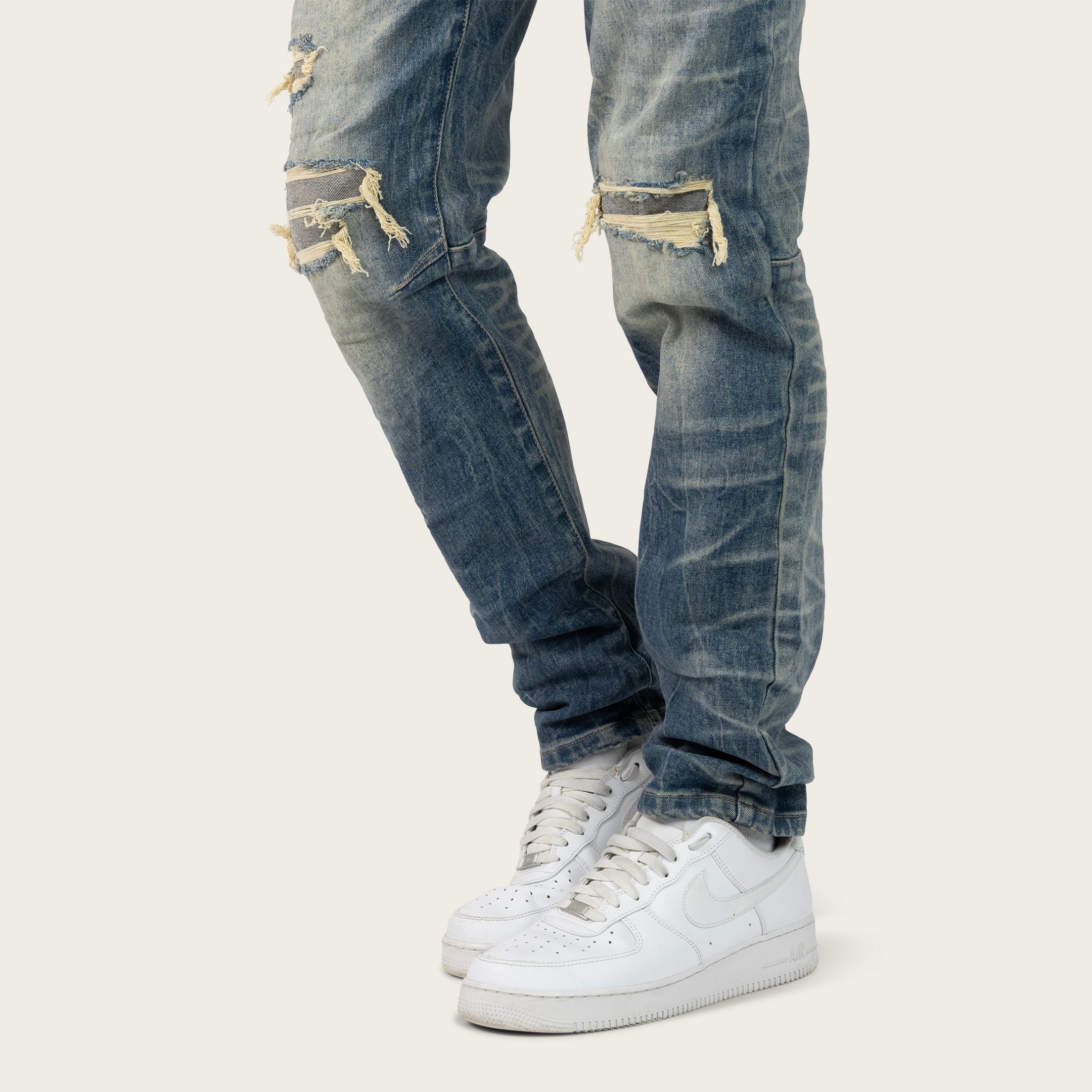 Slim Authentic Washed Jeans - Rhodin Blue