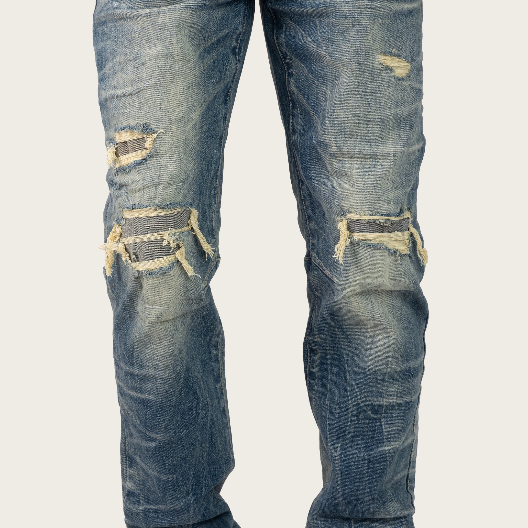 Slim Authentic Washed Jeans - Rhodin Blue