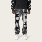 Straight 34 Racing Jeans - Cosmo Black