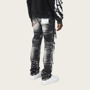 Straight 34 Racing Jeans - Cosmo Black