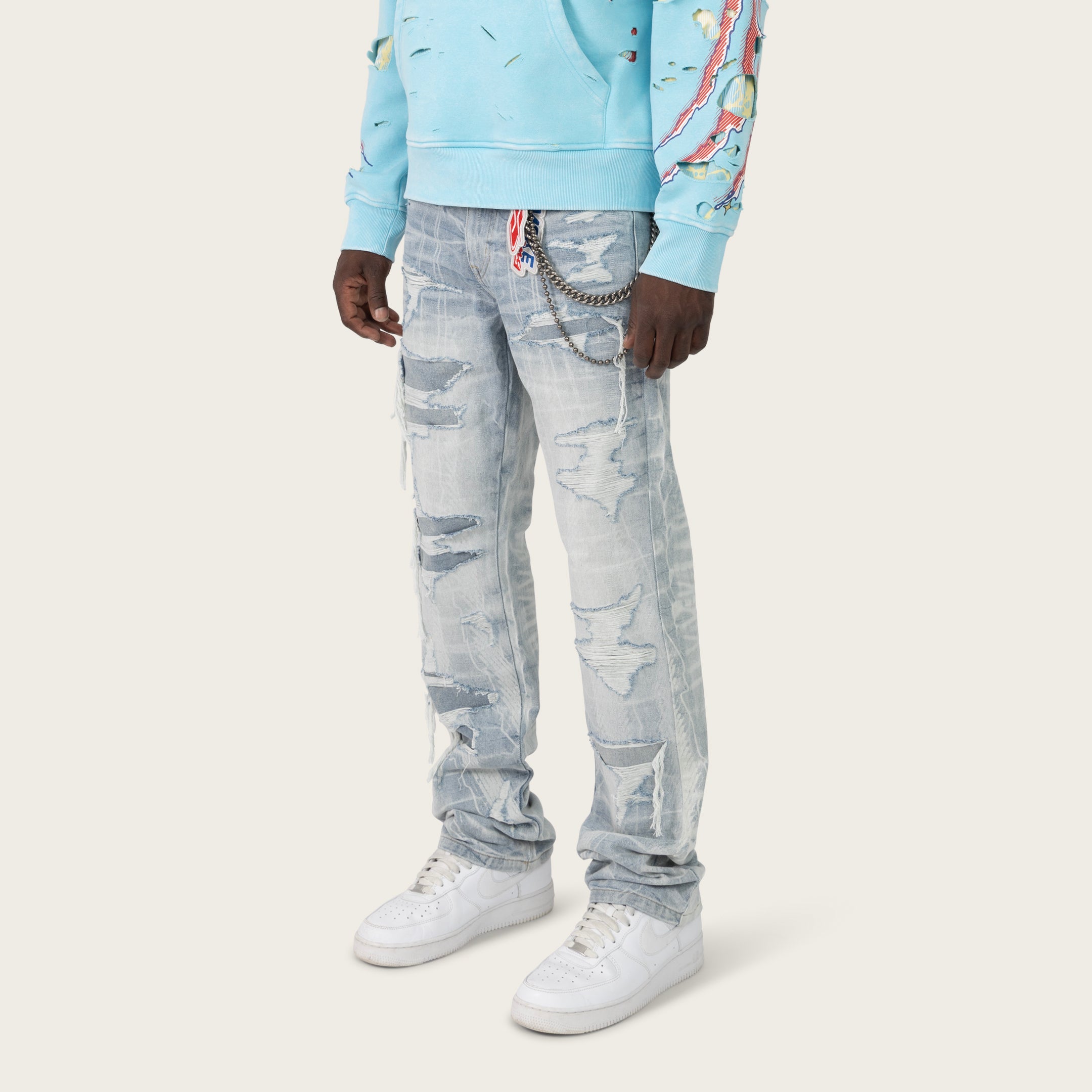 Straight 34 Racing Jeans - Romero Blue