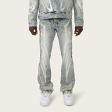 Lazy Stacked Super Sonic Jeans - Ellis Blue