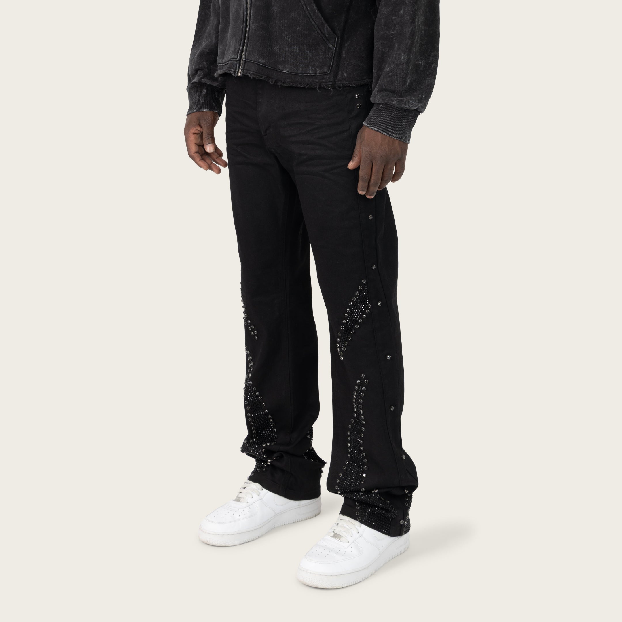 Straight 34 Gemstone Jeans - Jet Black