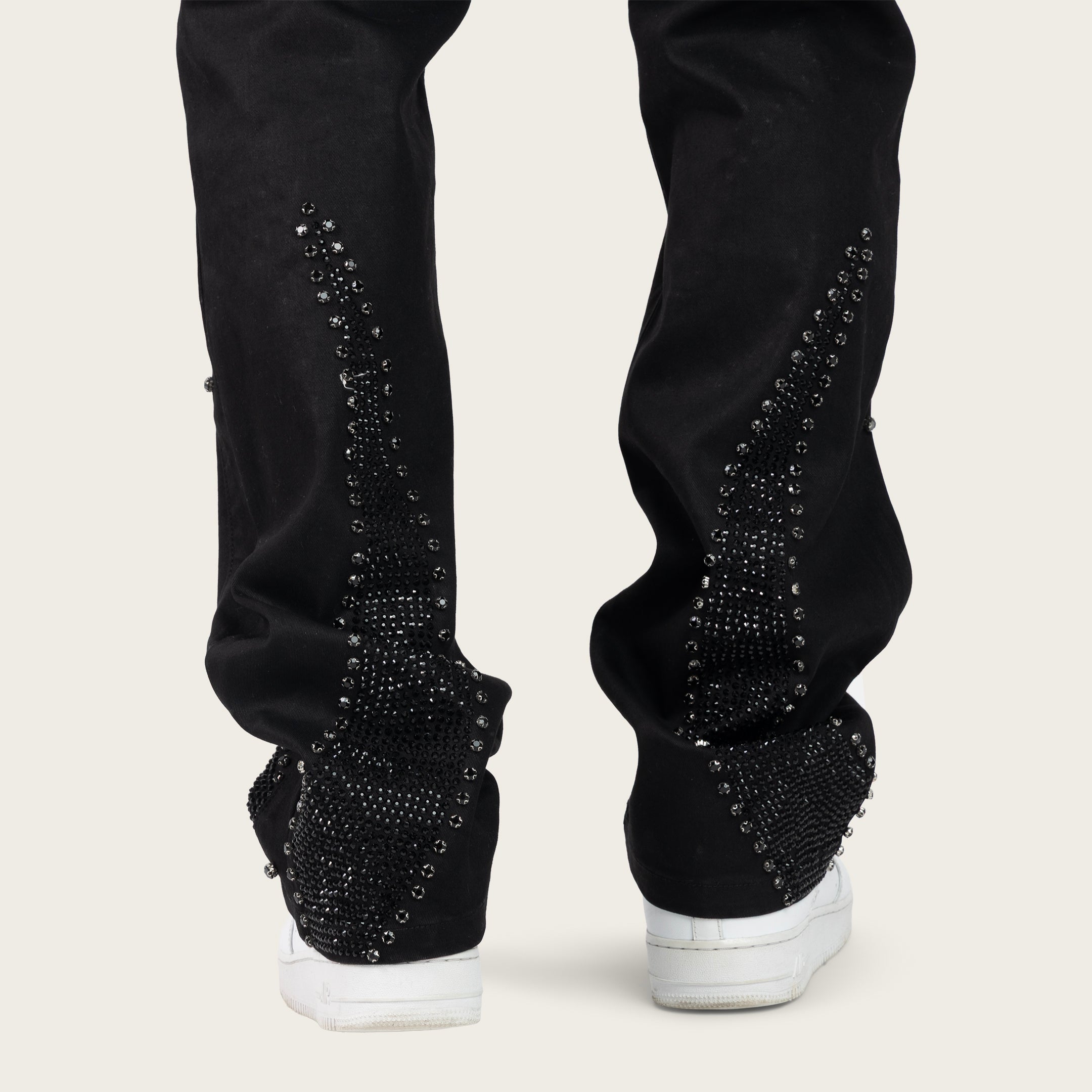 Straight 34 Gemstone Jeans - Jet Black