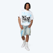 10" Havoc Jean Shorts - Margo Blue