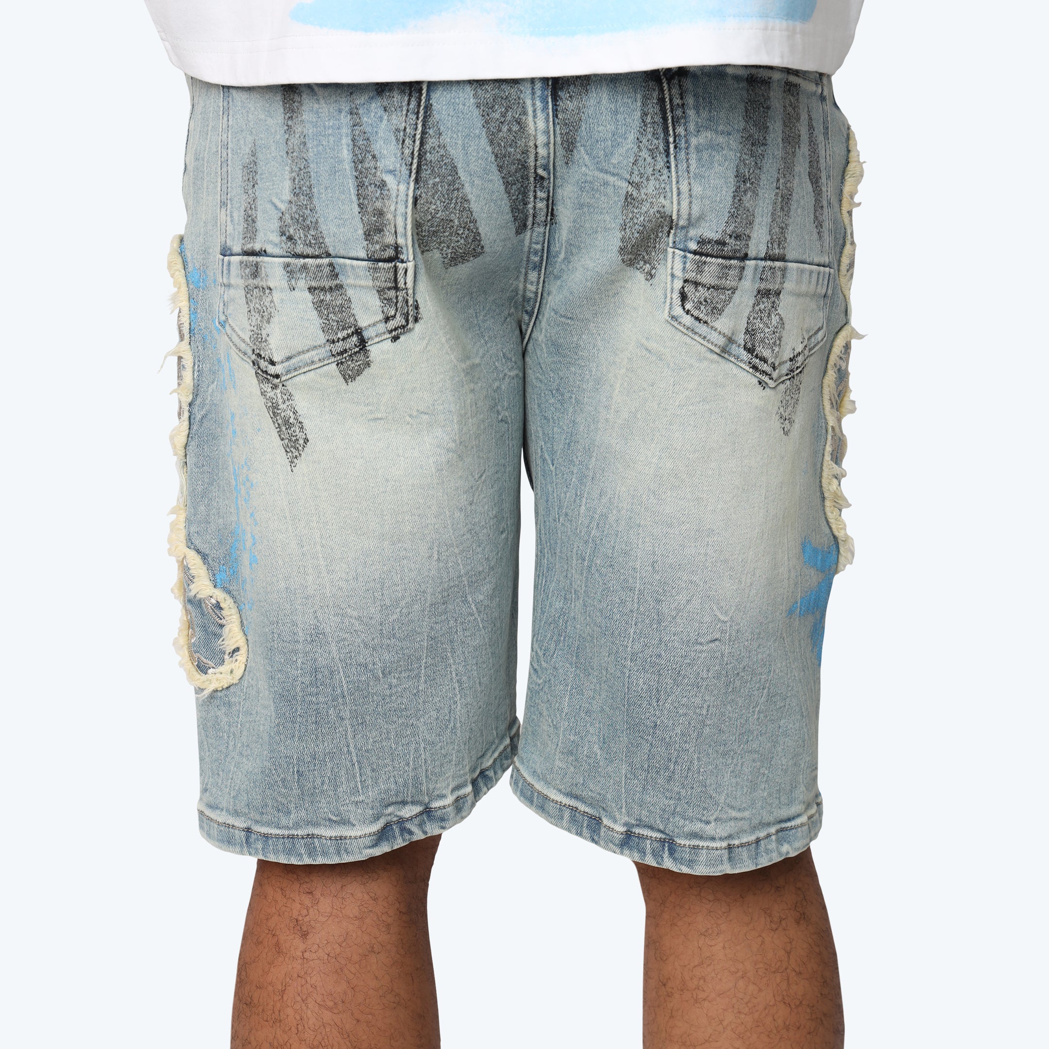 10" Havoc Jean Shorts - Margo Blue