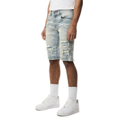 Smoke Rise Essential Jean Shorts - Clyde Blue