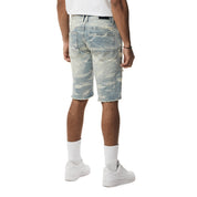 Smoke Rise Essential Jean Shorts - Clyde Blue