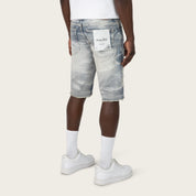 12" Slim Essential Jean Shorts - Farley Blue