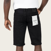 12" Slim Essential Jean Shorts - Glow Black