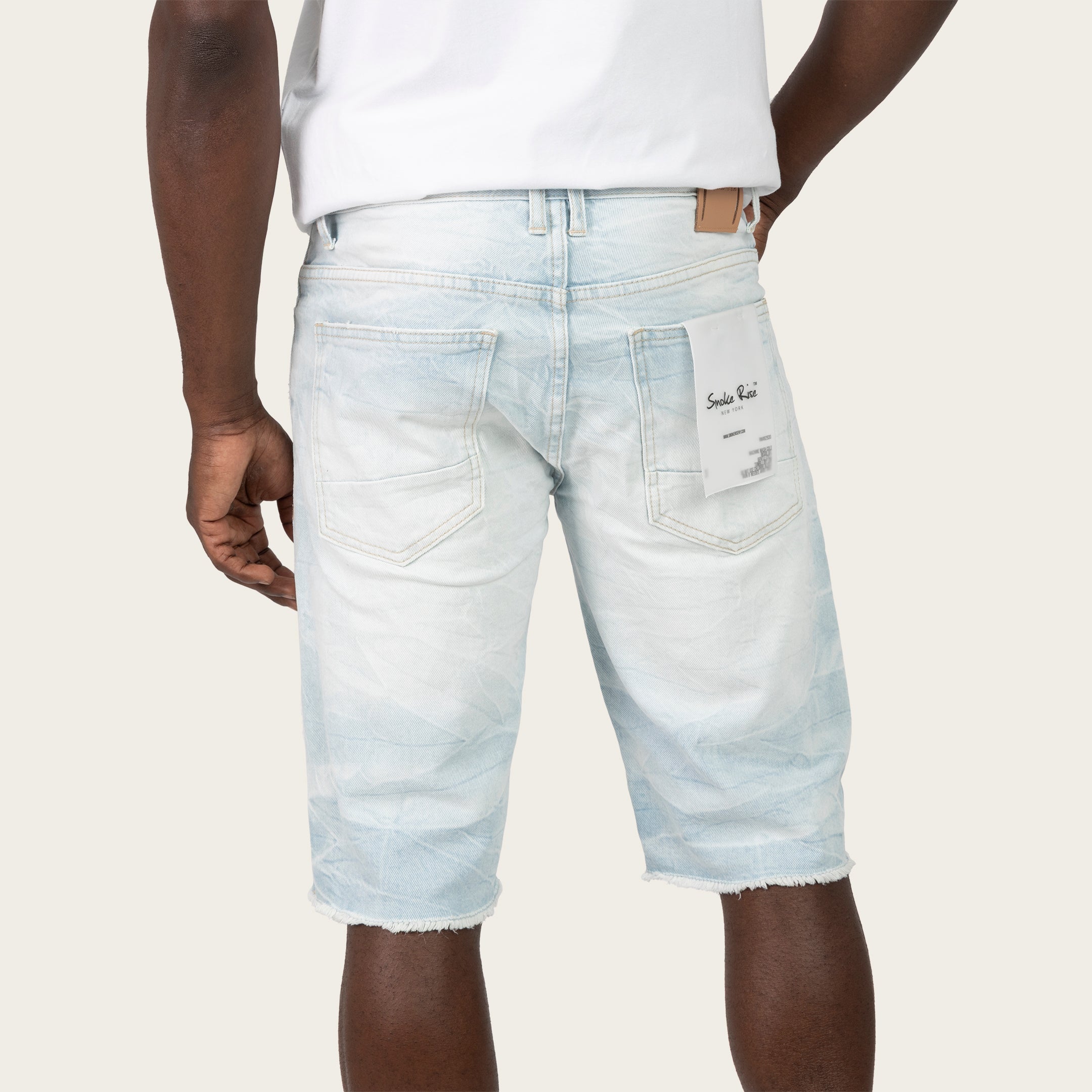 12" Slim Essential Jean Shorts - Peyton Blue