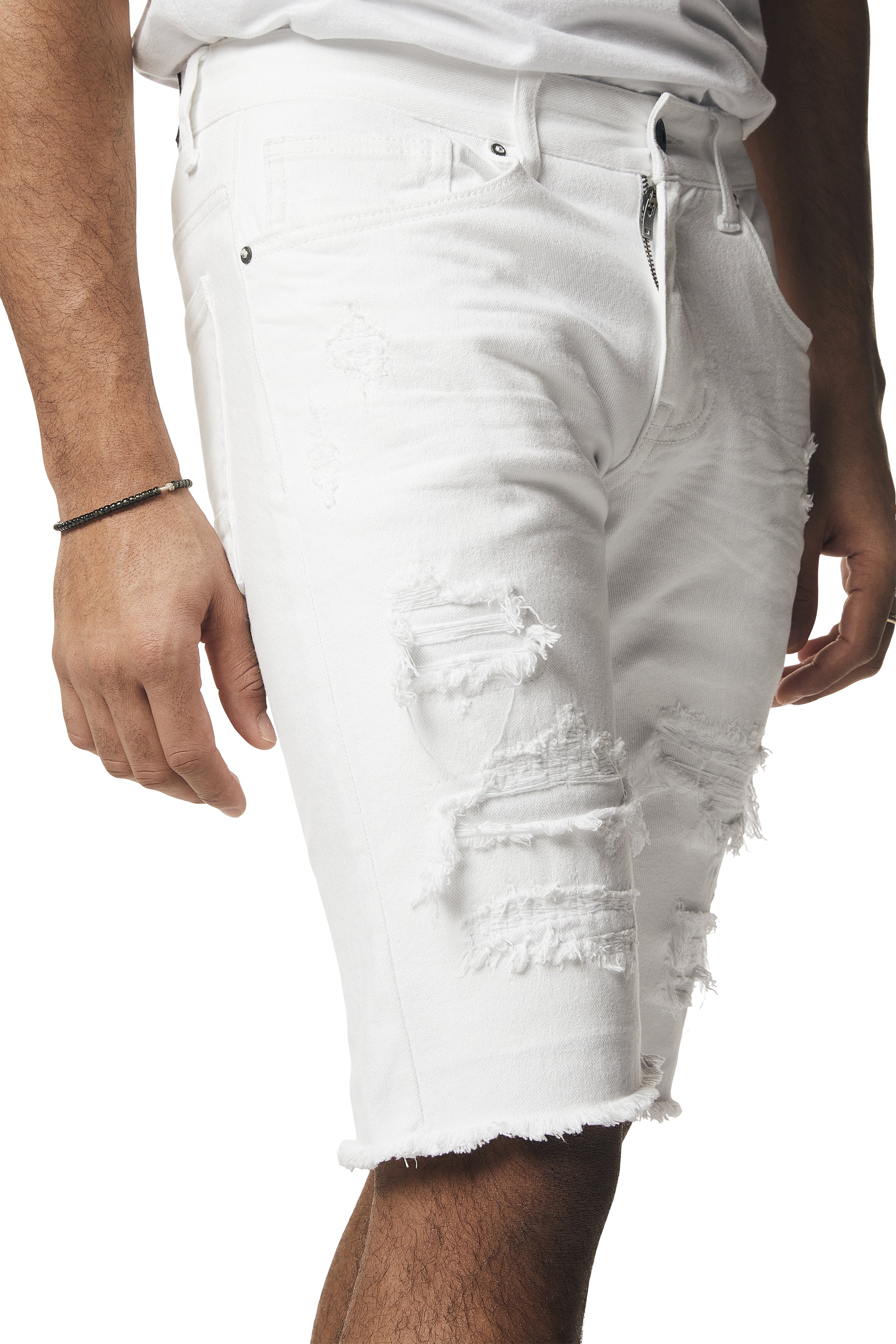 Essential Jean Shorts - White