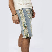 Smoke Rise Tapestry Insert Shorts - Gladstone Blue