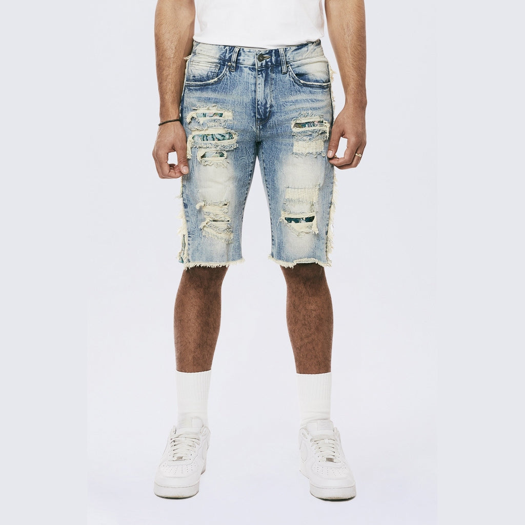 Smoke Rise Tapestry Insert Shorts - Teaneck Blue