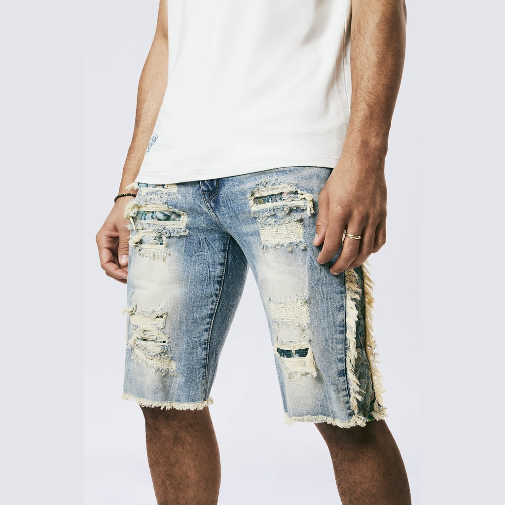 Smoke Rise Tapestry Insert Shorts - Teaneck Blue