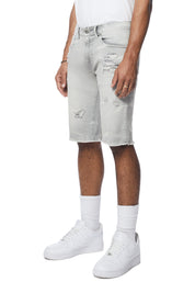 Essential Jean Shorts - Cloud Grey