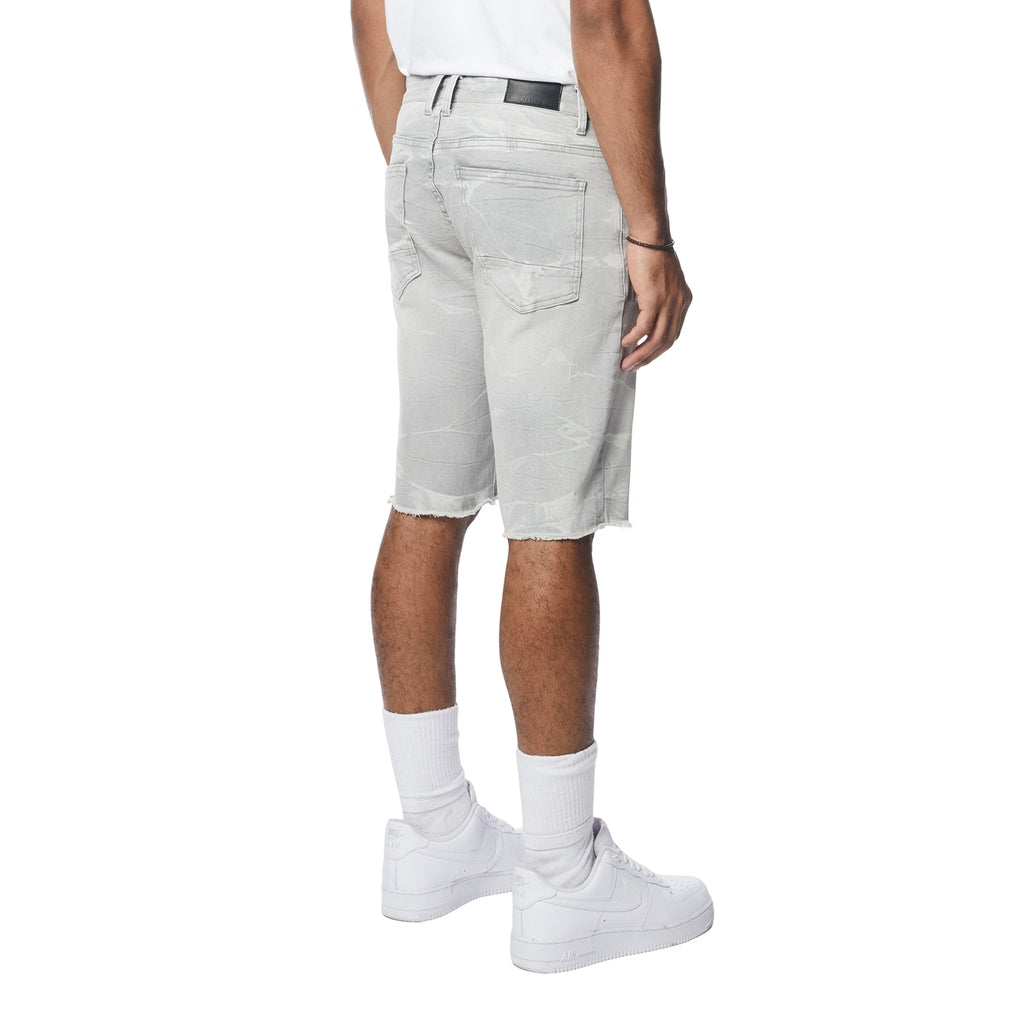 Smoke Rise Essential Jean Shorts - Cloud Grey