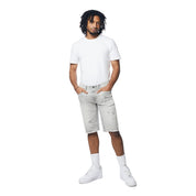 Smoke Rise Essential Jean Shorts - Cloud Grey