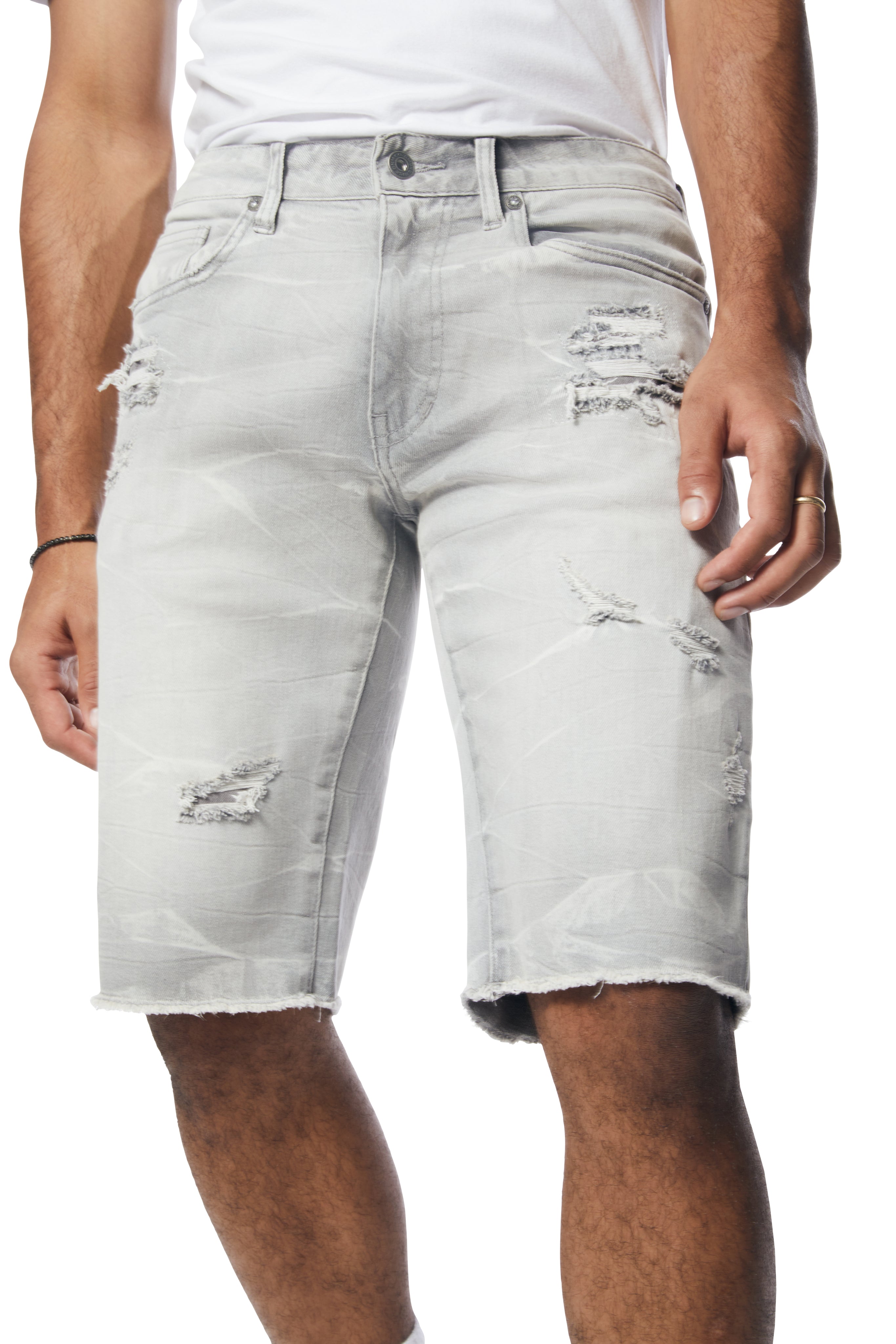 Essential Jean Shorts - Cloud Grey
