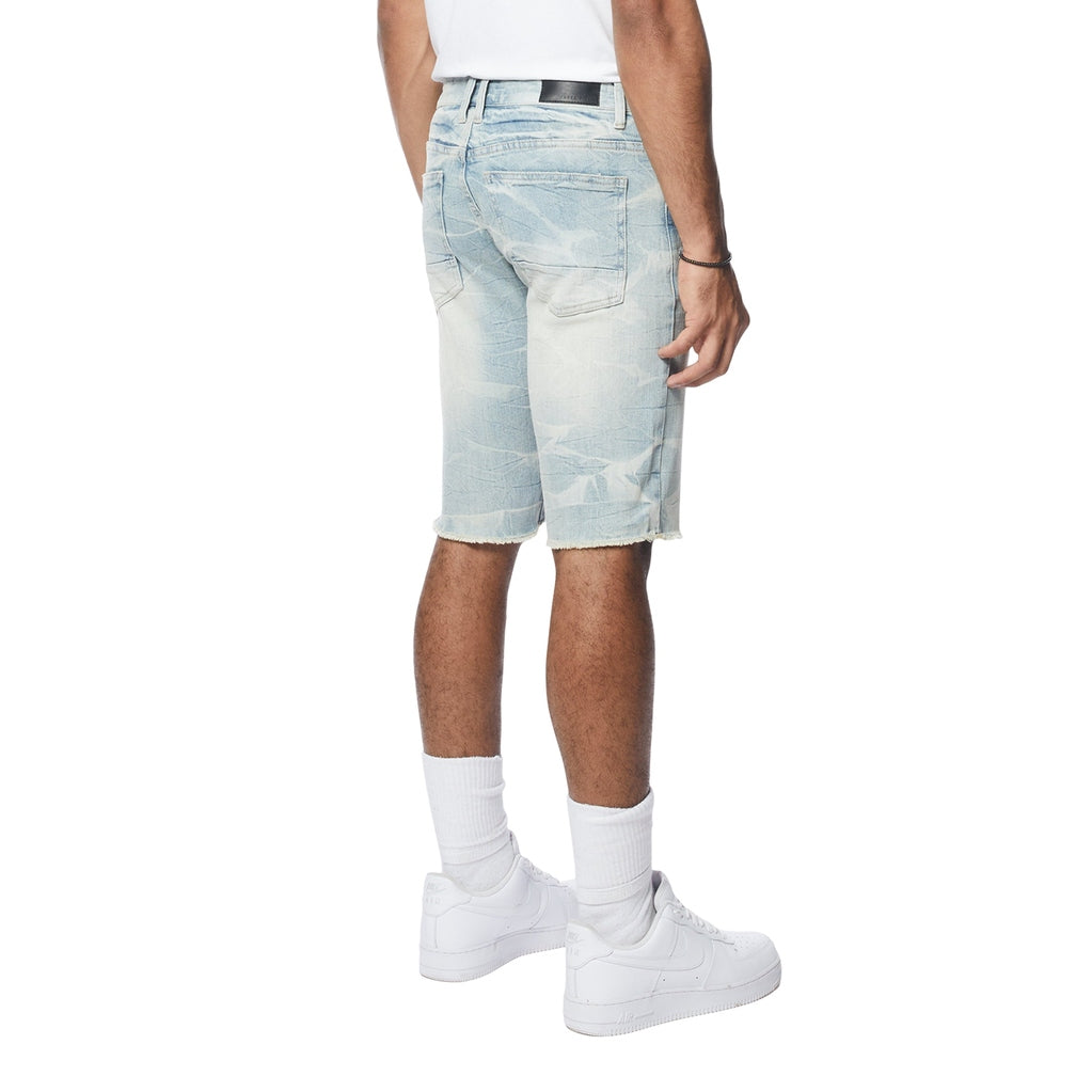 Smoke Rise Essential Jean Shorts - Maple Blue