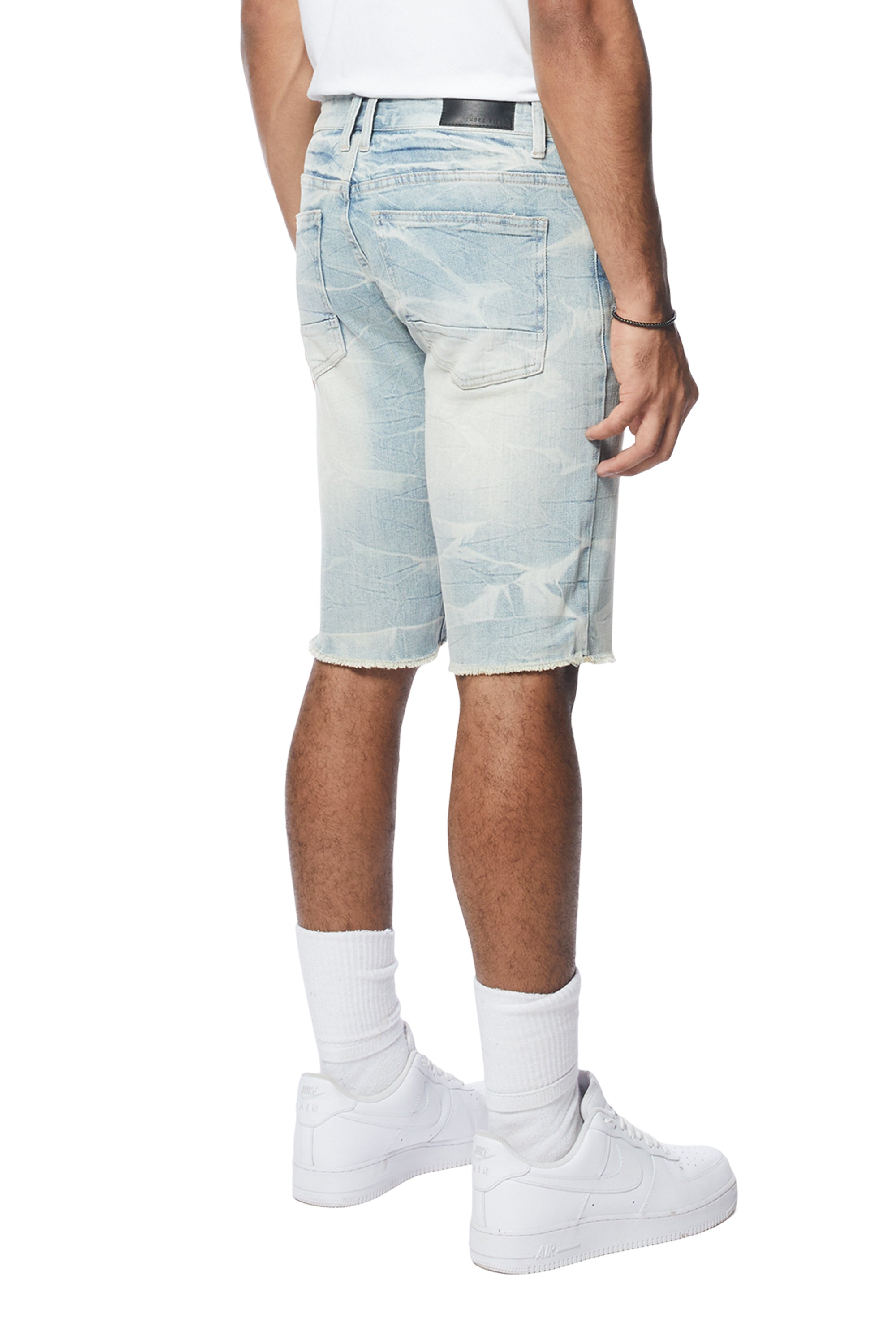 13.5" Slim Essential Jean Shorts - Maple Blue