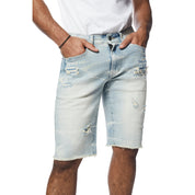 Smoke Rise Essential Jean Shorts - Maple Blue