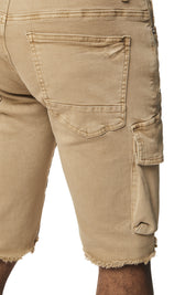 Forest Collection Cargo Twill Shorts - Khaki
