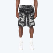 Heavy Rip & Repair Jean Shorts