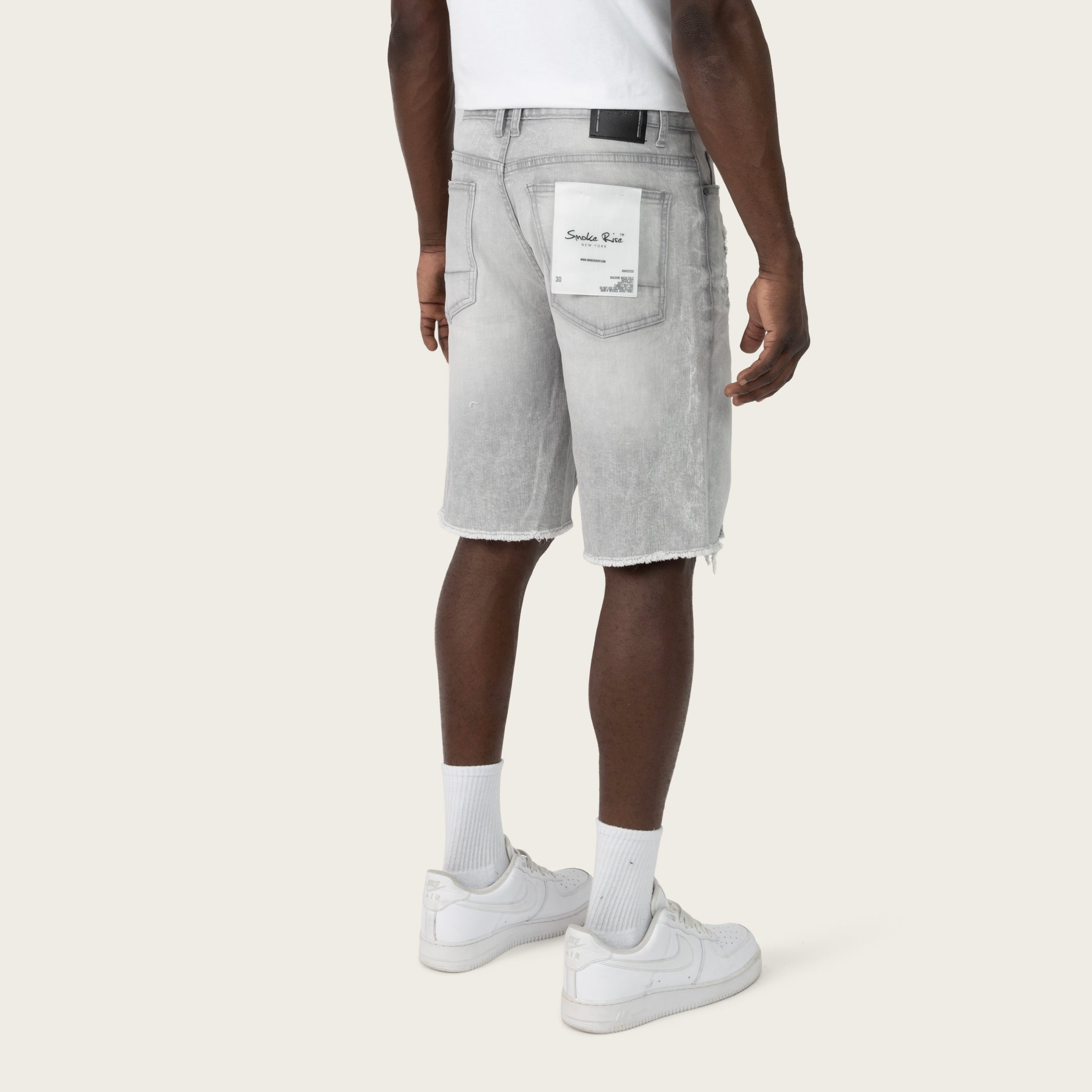 10" Comfort Fit Essential Jean Shorts - Breezy Grey